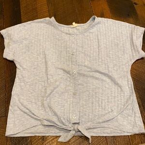 Girls tie-front tshirt, Hayden girls